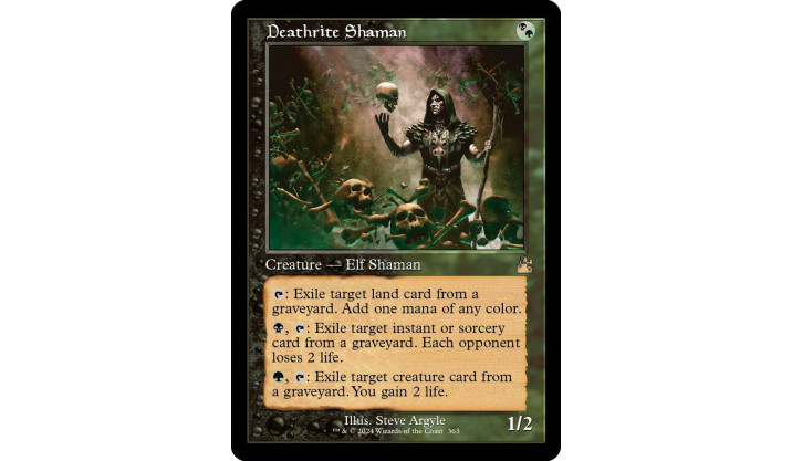 Deathrite Shaman (Retro Frame) - Ravnica Remastered (RVR)