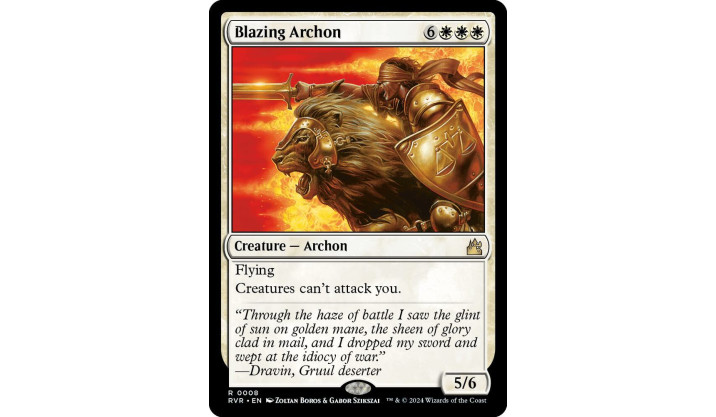 Blazing Archon - Ravnica Remastered (RVR)