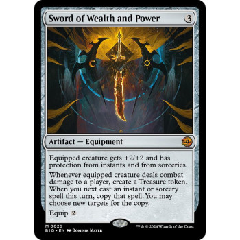 Sword of Wealth and Power - Outlaws of Thunder Junction: The Big Score (BIG)