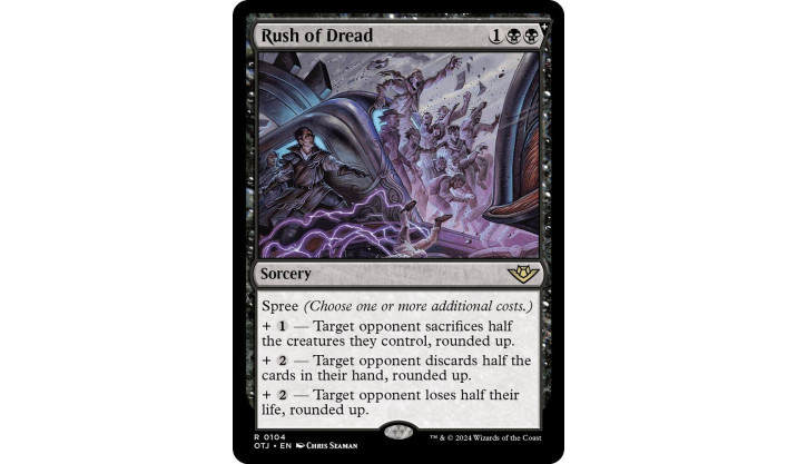 Rush of Dread - Outlaws of Thunder Junction (OTJ)