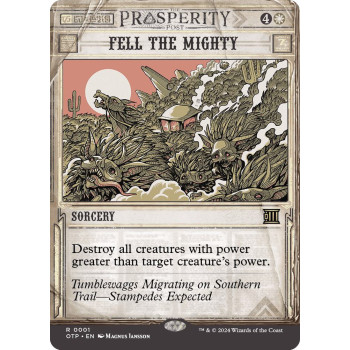 Fell the Mighty - Outlaws of Thunder Junction: Breaking News (OTP)