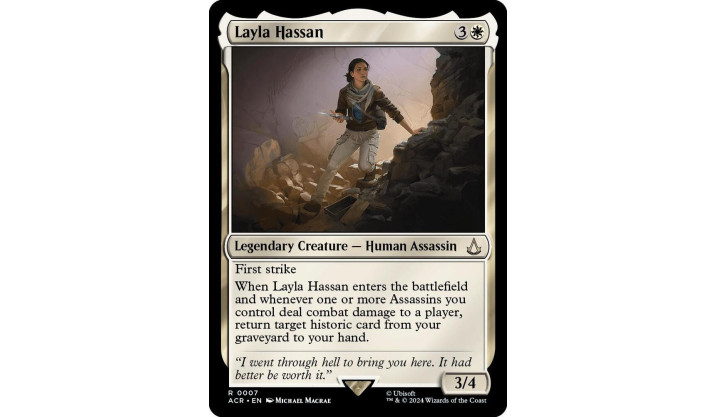 Layla Hassan - Universes Beyond: Assassin's Creed (ACR)