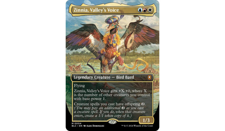 Zinnia, Valley's Voice (Borderless) - Commander: Bloomburrow (BLC)