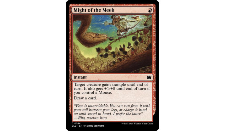 Might of the Meek - Bloomburrow (BLB)
