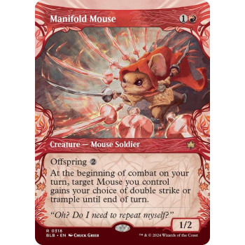 Manifold Mouse (Showcase) - Bloomburrow (BLB)