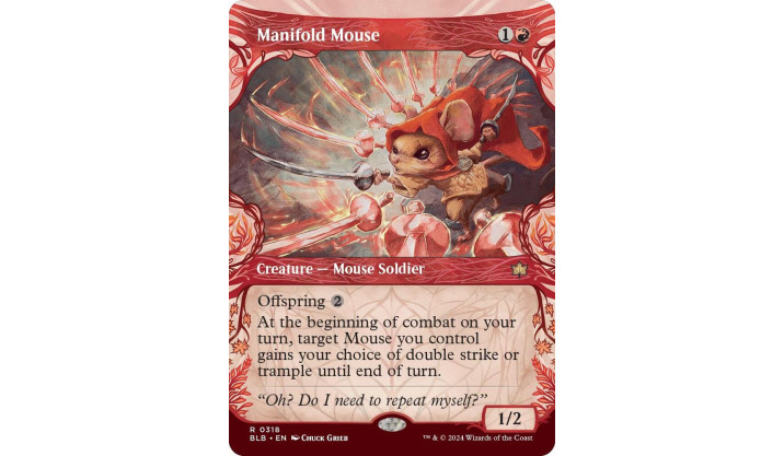 Manifold Mouse (Showcase) - Bloomburrow (BLB)