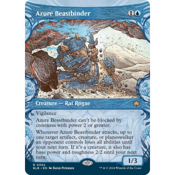 Azure Beastbinder (Showcase) - Bloomburrow (BLB)