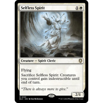 Selfless Spirit - Commander: Bloomburrow (BLC)