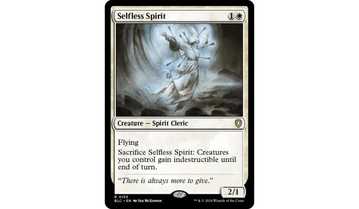 Selfless Spirit - Commander: Bloomburrow (BLC)