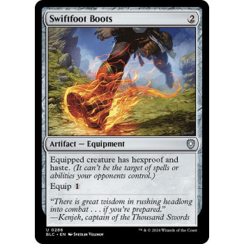 Swiftfoot Boots - Commander: Bloomburrow (BLC)