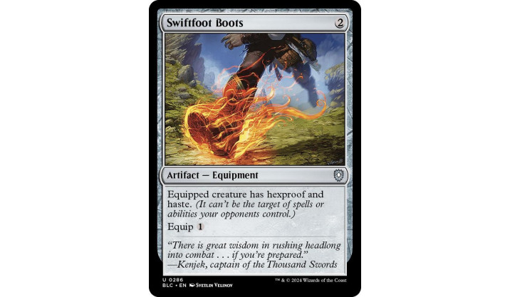 Swiftfoot Boots - Commander: Bloomburrow (BLC)