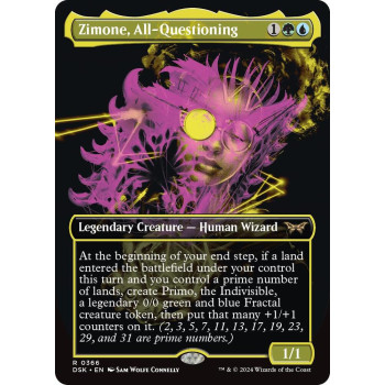 Zimone, All-Questioning (Showcase) - Duskmourn: House of Horror (DSK)
