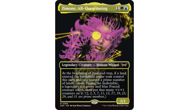Zimone, All-Questioning (Showcase) - Duskmourn: House of Horror (DSK)