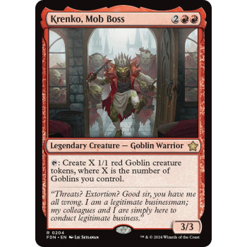 Krenko, Mob Boss - Foundations (FDN)