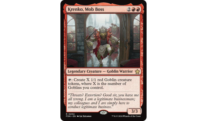 Krenko, Mob Boss - Foundations (FDN)