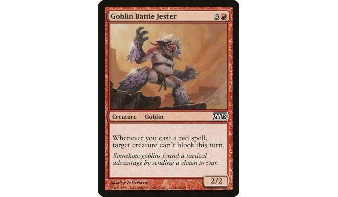 Goblin Battle Jester - Magic 2013 (M13) (M13)