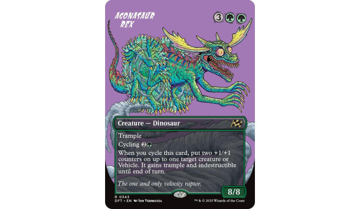 Agonasaur Rex (Borderless) - Aetherdrift (DFT)