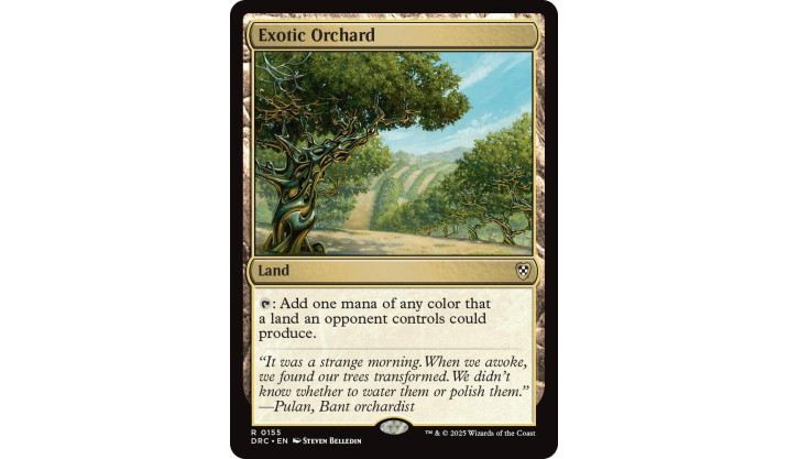 Exotic Orchard - Commander: Aetherdrift (DRC)