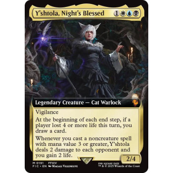 Y'shtola, Night's Blessed (Extended Art) - Commander: FINAL FANTASY (FIC)