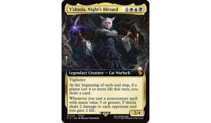 Y'shtola, Night's Blessed (Extended Art) - Commander: FINAL FANTASY (FIC)