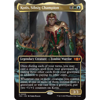 Kotis, Sibsig Champion (Borderless) - Commander: Tarkir: Dragonstorm (TDC)