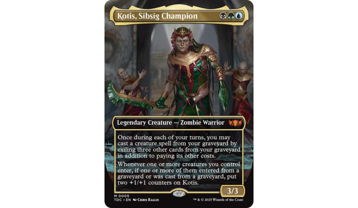 Kotis, Sibsig Champion (Borderless) - Commander: Tarkir: Dragonstorm (TDC)