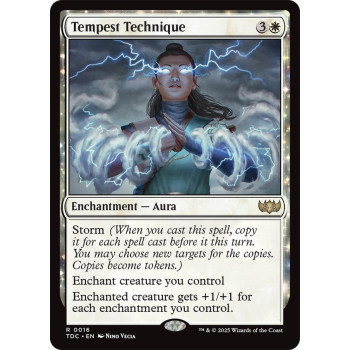 Tempest Technique - Commander: Tarkir: Dragonstorm (TDC)