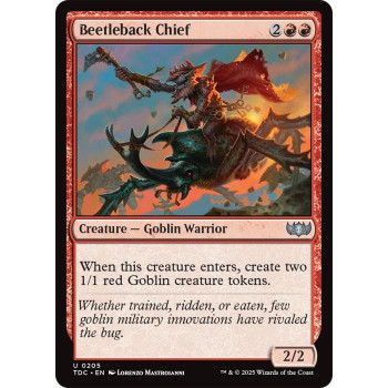 Beetleback Chief - Commander: Tarkir: Dragonstorm (TDC)