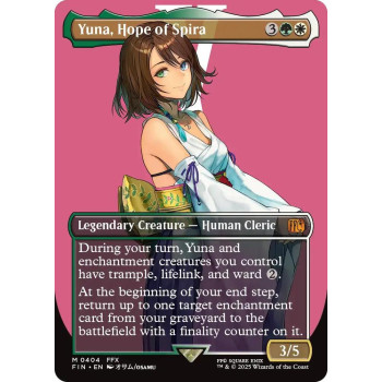 Yuna, Hope of Spira (Borderless) - FINAL FANTASY (FIN)