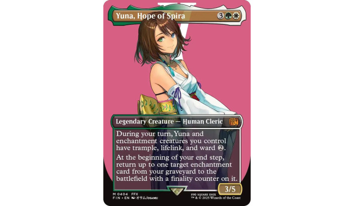Yuna, Hope of Spira (Borderless) - FINAL FANTASY (FIN)