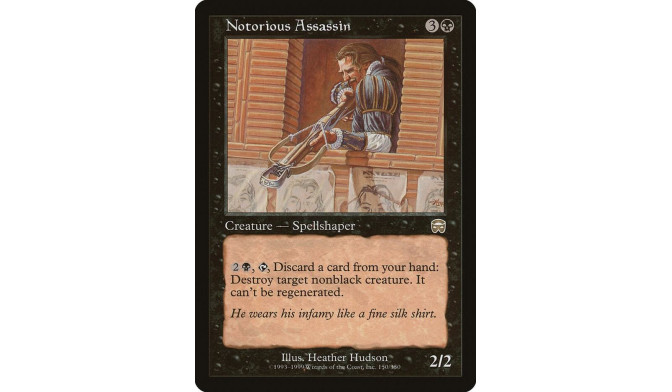 Notorious Assassin - Mercadian Masques (MMQ)