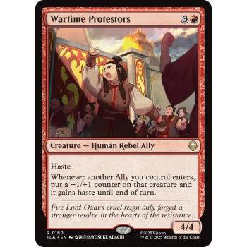 Wartime Protestors - Avatar: The Last Airbender (TLA)